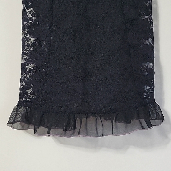 *4 for $10* Jessica Simpson sheer lace and Ruffle Babydoll Black Size M - Picture 7 of 13